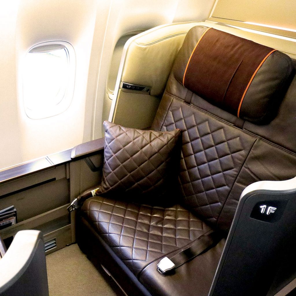 Singapore Airlines First Class VTL Redemption