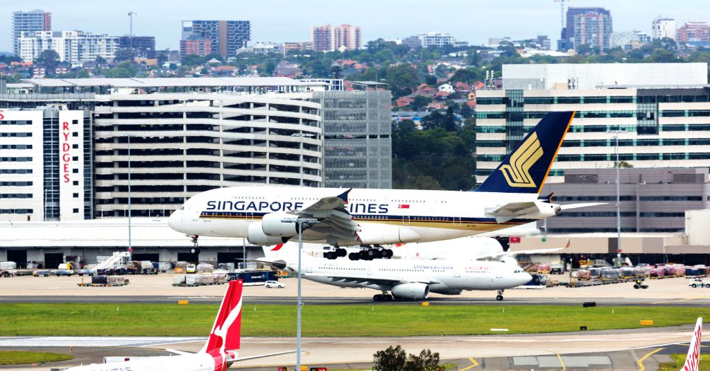 Singapore Airlines A380 Back VTL Covid-19