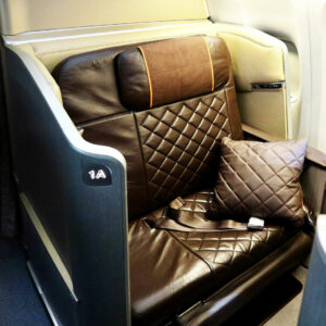 Singapore Airlines First Class Seat 1A post COVID-19